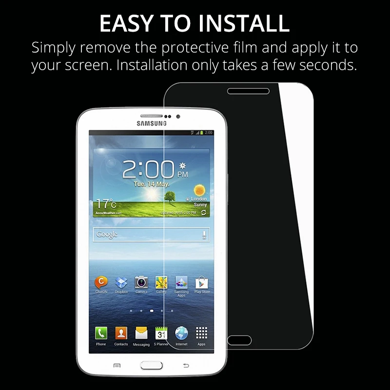 Закаленное стекло для Samsung Galaxy Tab 4 7.0 T230 T231 T235 7 дюймов|screen protector|tablet screen protector7&quot tablet