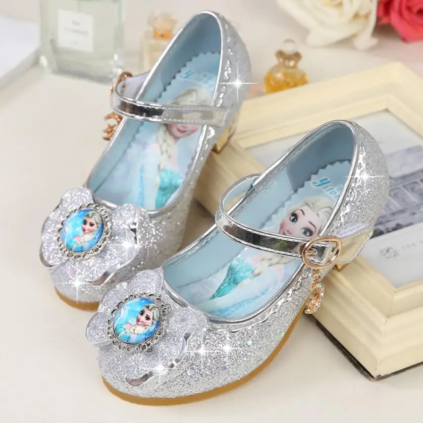 KKABBYII/босоножки для девочек; обувь принцессы Эльзы; элегантная обувь для танцев; Свадебная обувь; Chaussure Enfants