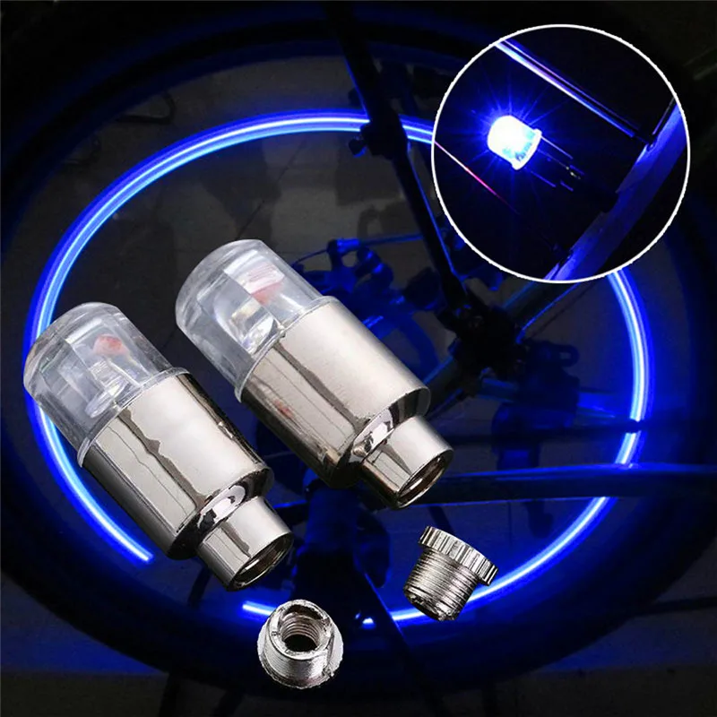 

Bicycle accessories Goods for bicycles 4X Bike Car Motorcycle Wheel Tire Tyre Valve Cap Neon LED Flash Light Lamp hot 17619 c