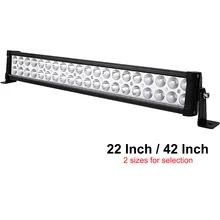 22 дюйма 42 дюйма светодиодный рабочий светильник для внедорожников, комбинированный прожектор 4x4 4WD ATV внедорожник автомобиля 12V 24 вольт для транспортного средства