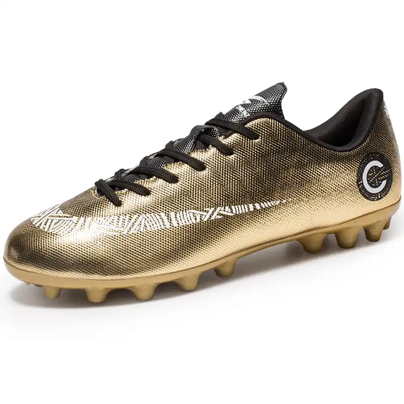 kids gold cleats