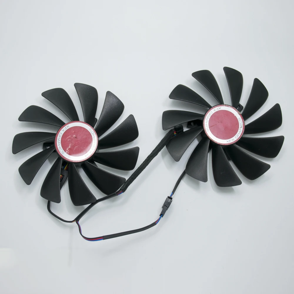 

95MM CF1010U12S DC 12V 4Pin Cooler Fan Replace For XFX Radeon RX 570 580 590 4G Vega 56 64 RX580 FDC10U12S9-C Graphics Card Fans