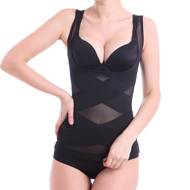 

2018 Women Sexy Siamese Corset Thin Waist Slimming Solid Bodysuit Fashion Shapewear Underwear Body Shapers Corsets Plus Size
