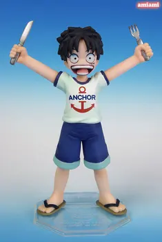 

New Hot Kid Version Monkey D Luffy Anime Comic One Piece The straw hat Pirates Action Figure Figurine