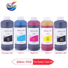5x500 мл универсальные чернила для принтера Epson Stylus Pro 7700 9700 7710 9710 T3000 T3200 T5200 T3270 T5270 T7270 T3080 T5080 чернила для принтера