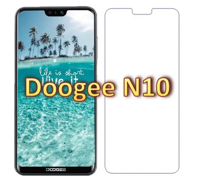 

Smartphone 9H Tempered Glass Doogee N10 5.84"Glass Protective Film Screen Protector cover Doogee N10 front glass of mobile phone