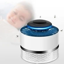 Антимоскитная лампа USB ловушка муха Ошибка ЛАМПА Zapper электрическая 7 Вт для спальни дома TN99