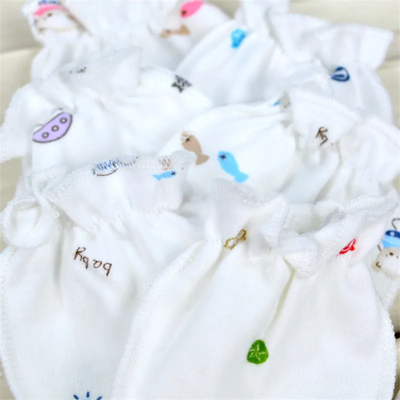 Хлопковые защитные рукавички для новорожденных, защитные рукавички для новорожденных, летние и осенние детские перчатки