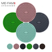 Утолщенный 10 см круглый решетчатый подстаканник силиконовый нескользящий коврик для чайной чашки Креативный набор термостойкая подставка для бара кафе кухни офиса