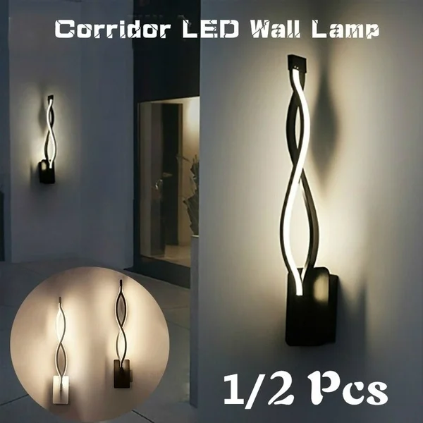 

DIDIHOU Wall Lamp 16W Modern Minimalist LED Light Indoor Wall Sconce Fixture for Bedroom Living Room AC85-265V