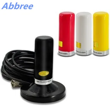bilder für Abbree Dual Band VHF UHF Antenne HH-N2RS mit Magnethalterung & 5 Mt Koaxialkabel für Mobile Auto Radio bilder für Abbree Dual Band VHF UHF Antenne HH-N2RS mit Magnethalterung & 5 Mt Koaxialkabel für Mobile Auto Radio