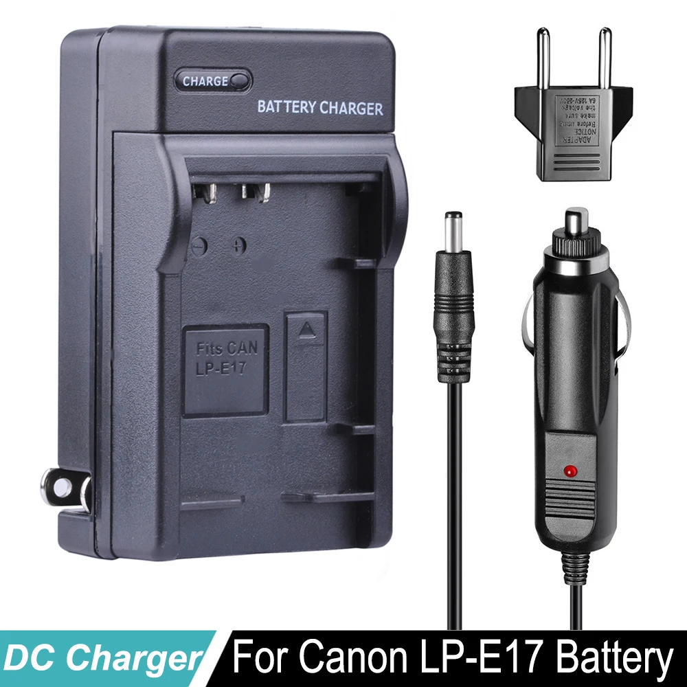 

LP-E17 battery Charger For Canon LP E17 LPE17 + EU Plug for Canon EOS Rebel T6i 750D T6s 760D M3 8000D Kiss X8i Camera charger