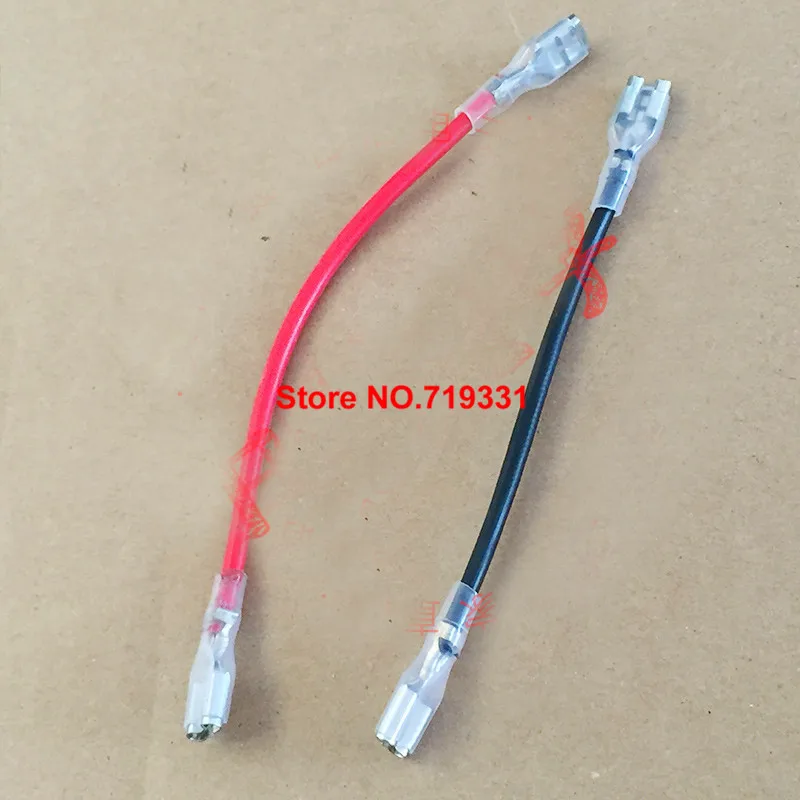 

20pcs 6.3mm 14AWG Double End with Cable Length 10cm