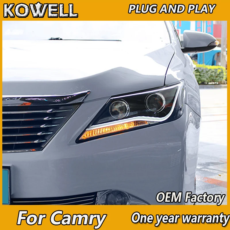 Автомобильный Стайлинг KOWELL для Toyota Camry передсветильник s 2012 2013 2014 светодиодный