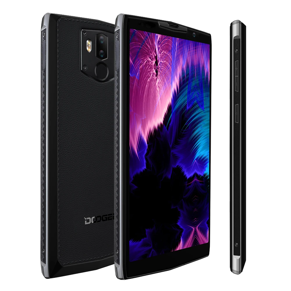 DOOGEE BL9000 Smartphone 5V5A Flash Charge 9000mAh Wireless Charge 6GB 64GB Helio P23 Octa Core 5.99" FHD+ Android 8.1