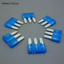 Shhworldsea 20 шт. 14*15 мм 3 P Мини автоматический плоский предохранитель 15A