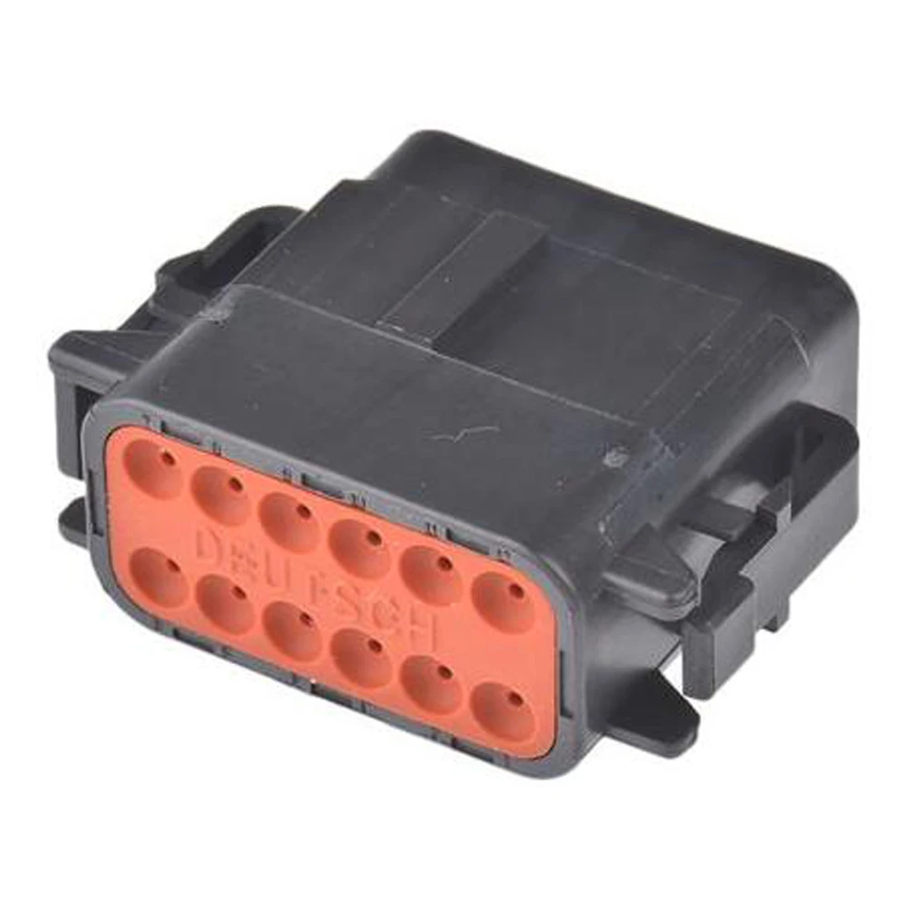5 Sets Black 12 Pin Deutsch Connector DTM06 12SB Automobile waterproof