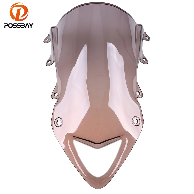 

POSSBAY Motorocycle Wind Deflectors Windshield Double Bubble for BMW S1000RR S1000 RR 09-14 2009 2010 2011 2012 2013 2014