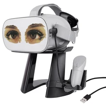 Amvr Vr стенд виртуальной реальности 3D стекло гарнитура дисплей держатель, Vr гарнитура станция с магнитным usb-кабелем для зарядки и Pla