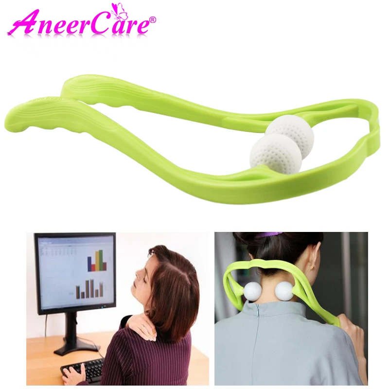 AneerCare Neck Massage Tool Pressure Relieve Hand Roller Massage Neck