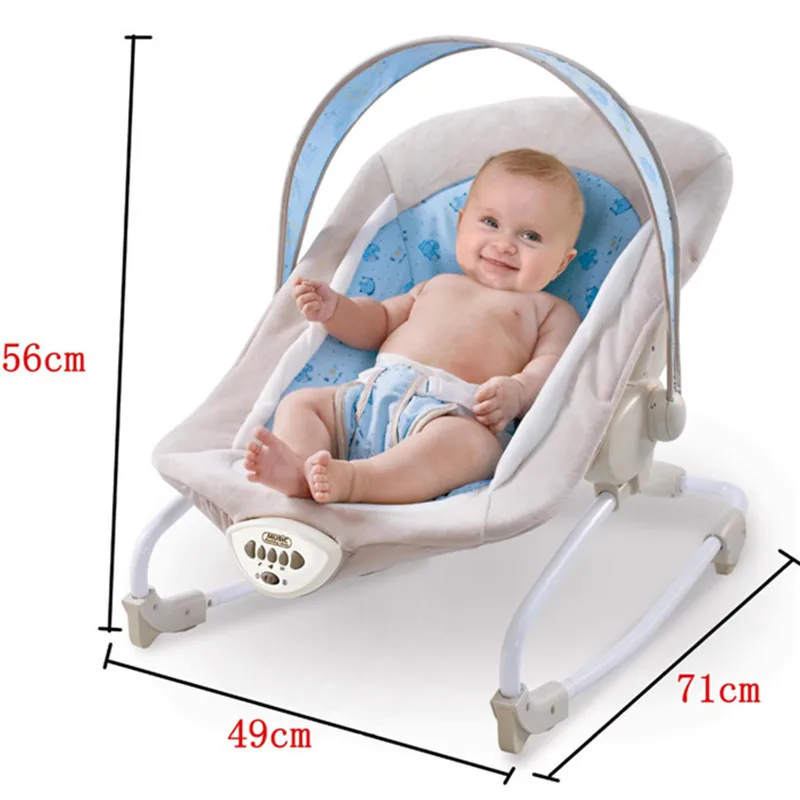 2017 Brand New Babies Electric Appease Rocking Chair Bouncers,Jumpers & Swings Baby Shake Chairs Infant Leisure Chair With Music03