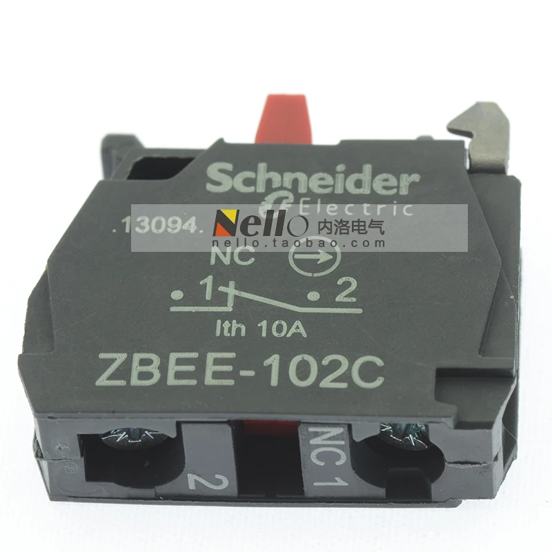 

[SA]Original Series 22mm plastic XB5A normally closed contact ZBEE-102C 1NC--20pcs/lot