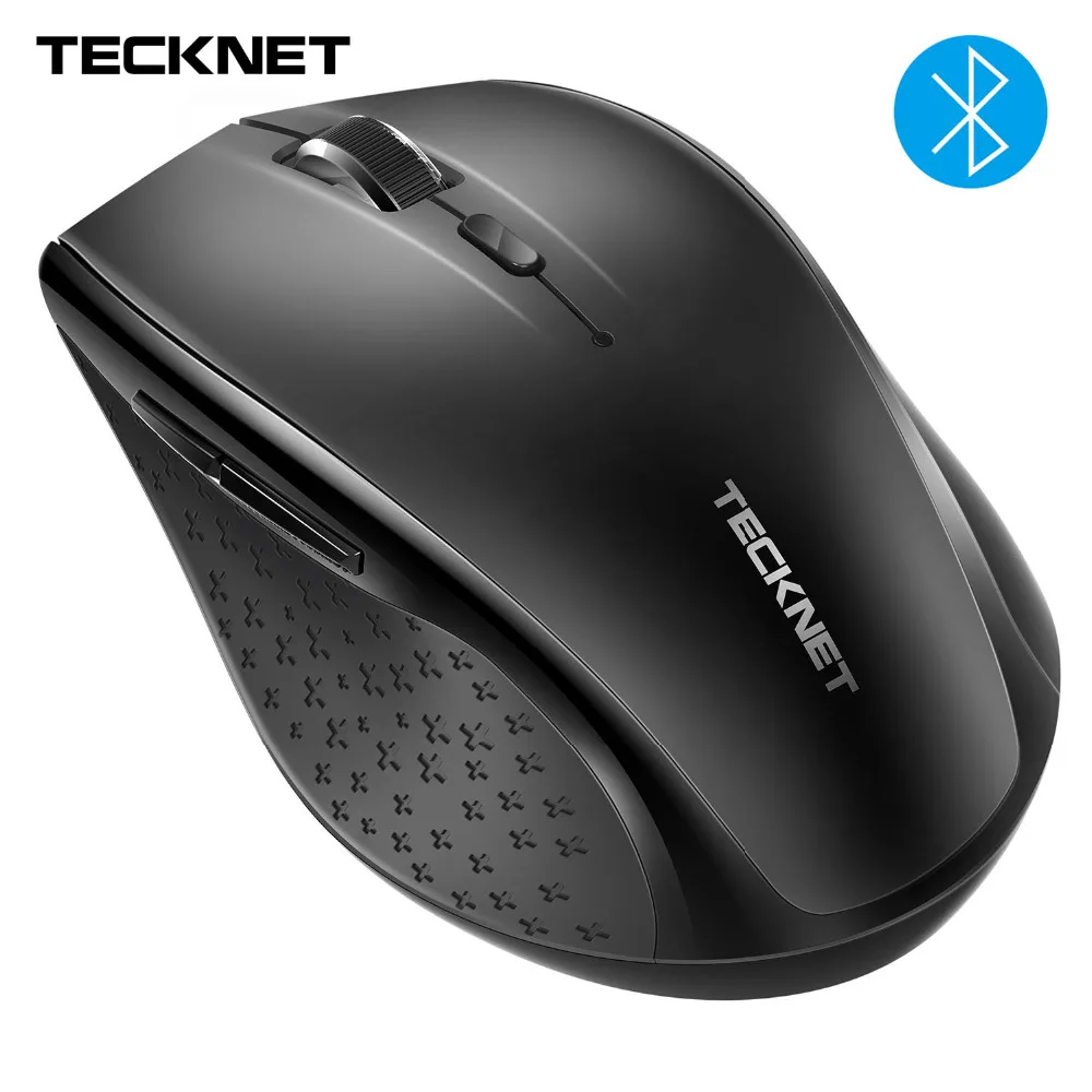 Goede TeckNet Bluetooth Draadloze Muis Ergonomische 2.4 ghz Computer Muizen 2600 2000 1600 1200 800 dpi voor windows Laptop Notebook PC
