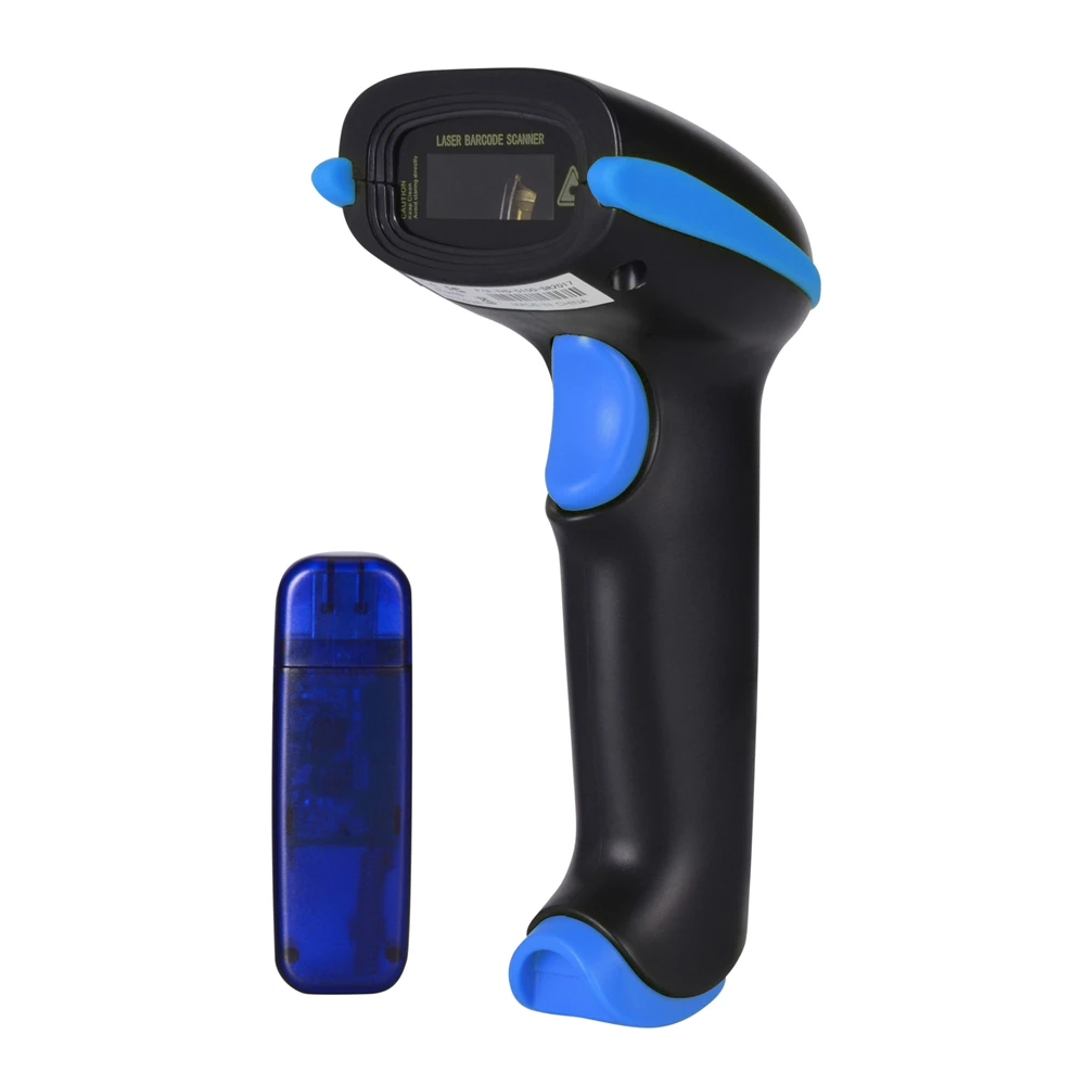 Reader para Android Usb sem Fio Alta Qualidade Handheld 1d Cabo Barcode Scanner Bar Iso Windows Computador Tablet Telefone 2.4 Ghz