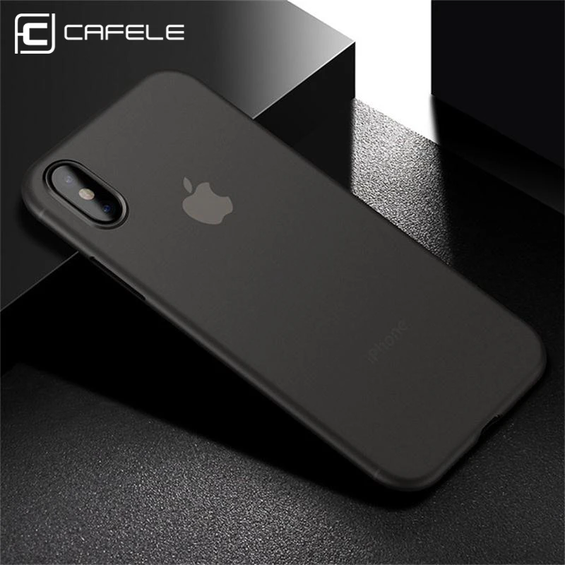 

Cafele Phone Case For iPhone X Ultra Thin Case Cover Matte Hard PP On iPhone X 10 For Phone Back Protective Cases Free Shipping