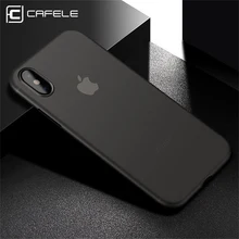 Cafele Phone Case For iPhone X Ultra Thin Case Cover Matte Hard PP On iPhone X 10 For Phone Back Protective Cases Free Shipping protective abs matte back cover case for iphone 5 yellow
