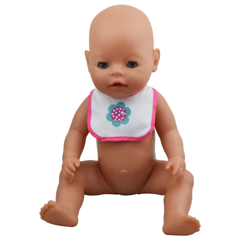 

saliva towel clothes Wear fit 43cm Baby Doll Clothes and Accessories, Children best Birthday Gift