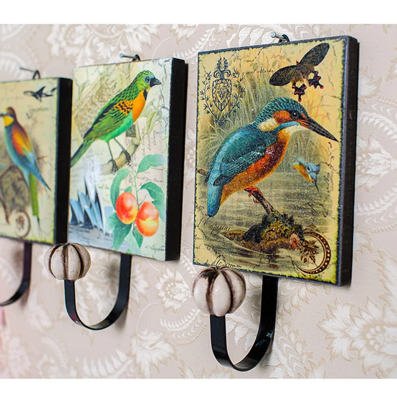 Hermoso Nuevo Retro Decorativo De Madera Arte Del Hierro Pared