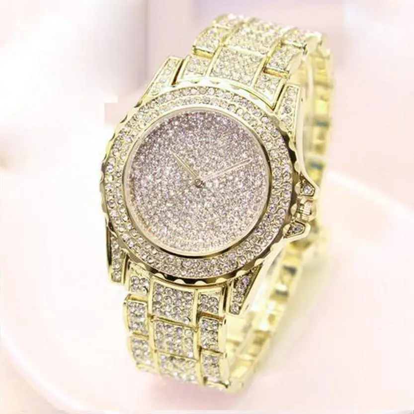 

Women Fashion Luxury Diamonds Analog Quartz Vogue Watches Mens Watches Top Brand Erkek Saat Bayan Kol Saati Creative Watch Men