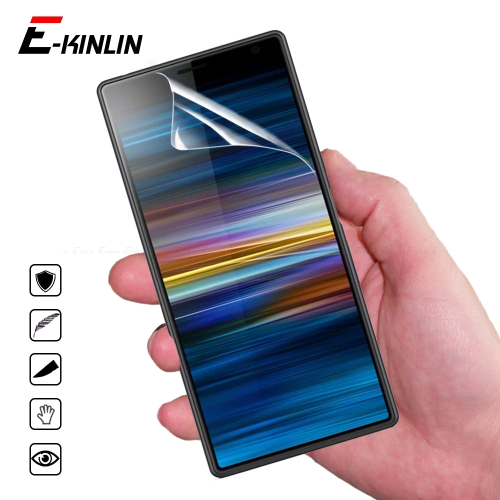 

Nano Explosion Proof Clear Screen Protector For Sony Xperia XZ3 XZ2 Compact Premium 1 XA2 Plus Ultra L3 Soft Protective Film
