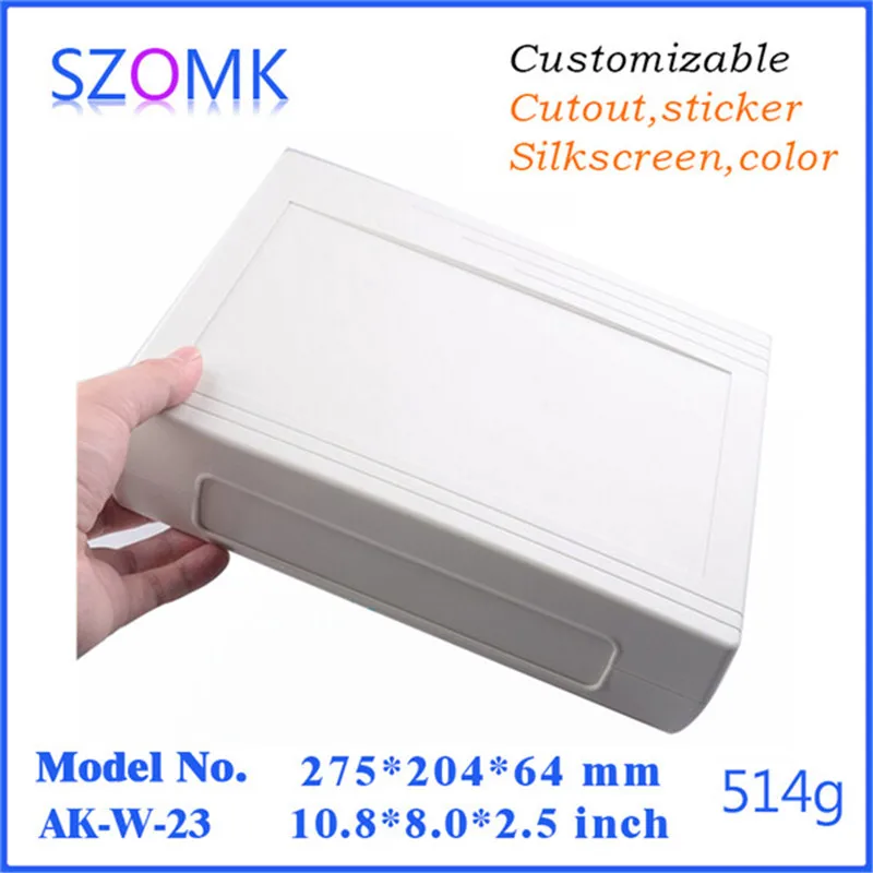 

wall mount plastic case for electronics project box (4 pcs) 275*204*64mm electrical cabinet box enclosure junction box