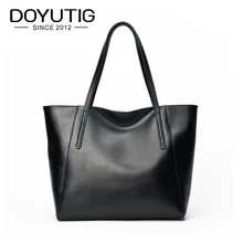 Роскошная женская большая сумка из натуральной кожи для шоппинга, большая сумка-тоут для молодых девушек в простом стиле, Женская Большая квадратная сумка-тоут F542