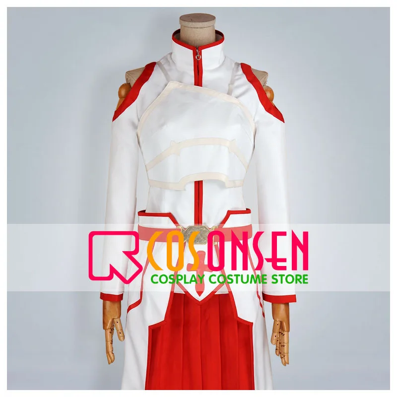 Косплей ONSEN Sword Art Online SAO Knights of the Blood костюм Asuna для косплея(костюмированных игр