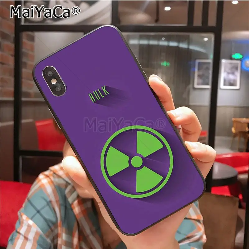 MaiYaCa Marvel супергерой чехол для телефона iphone 11 Pro X Xs Xr Xs max 8 7 6 6S Plus 5 5S SE cass