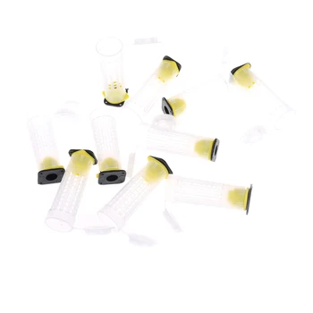 

Queen Bee Hair Roller Cages W/ Cell Cup 10PCS/Set Beekeeping Rearing Cup Kit Holder And Cell Fixtures Beekeepers Equipment