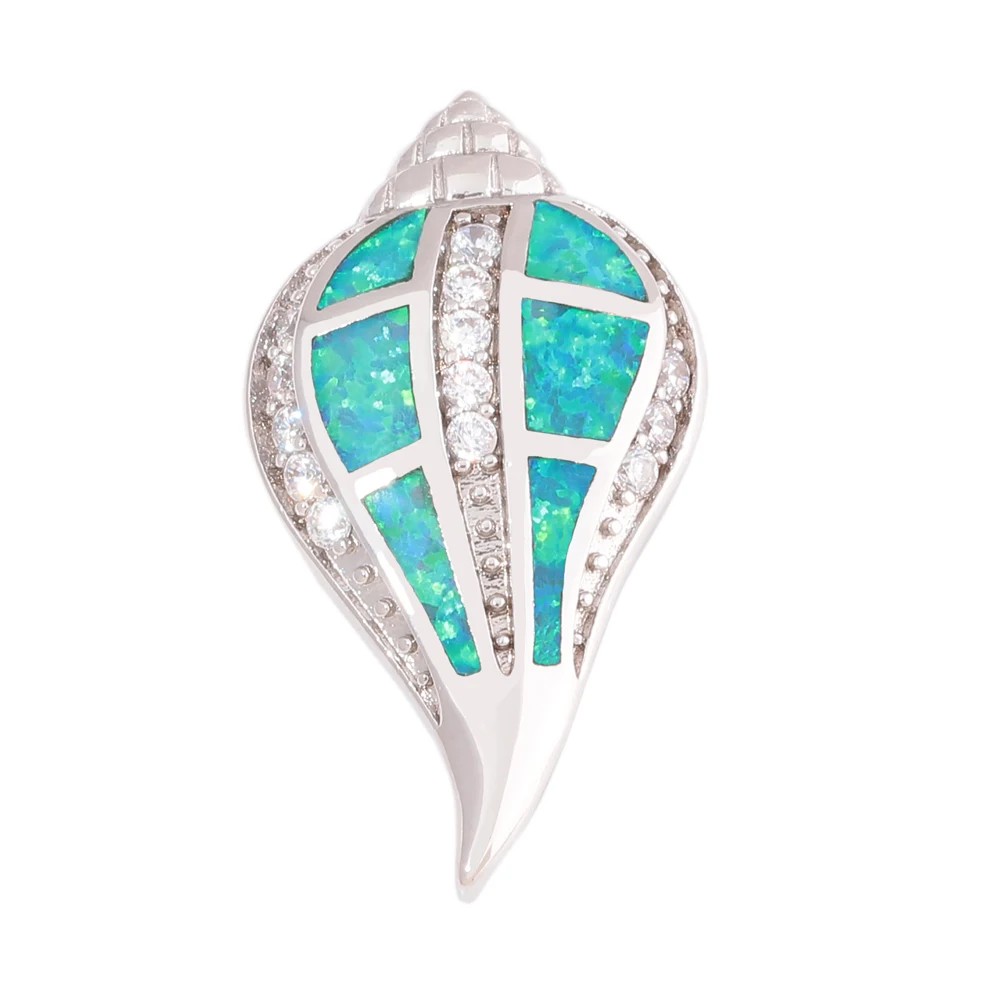 

CiNily Created Green Purple Pink Fire Opal CZ Silver Plated Wholesalel Hot Sell Fashion Women Jewelry Pendant 1 1/4'' OD7025-27