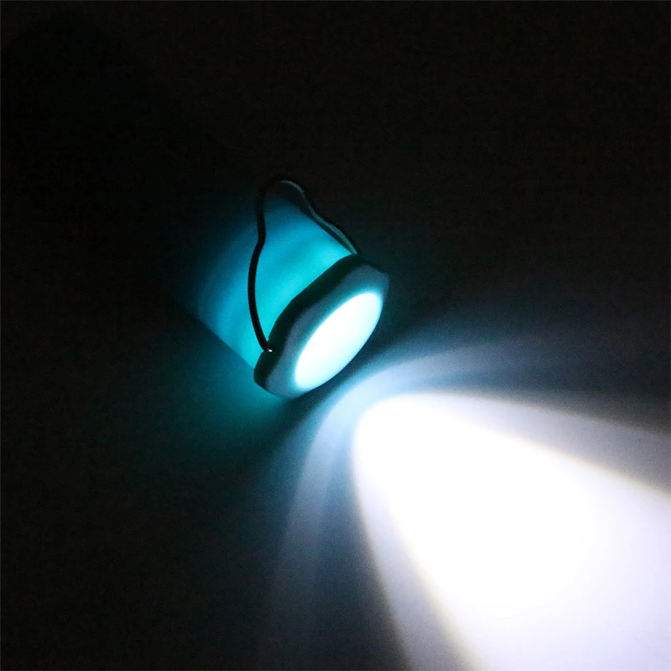 AIMIHUO Mini LED Flashlight 2 in 1 Outdoor Camping Lantern ABS Waterproof Flashlight LED Pocket Torch Work Light For AAA Battery (10)