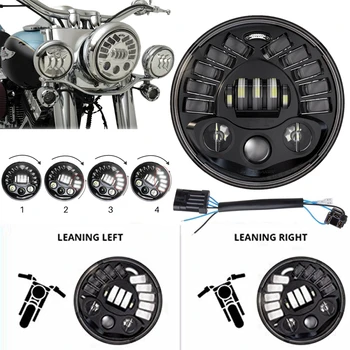 

New 7inch LED Round Adaptive Motorcycle Headlight with Hi/Lo Beam DOT Approved 7" LED Motor Headlight For BMW R NineT R9T motor
