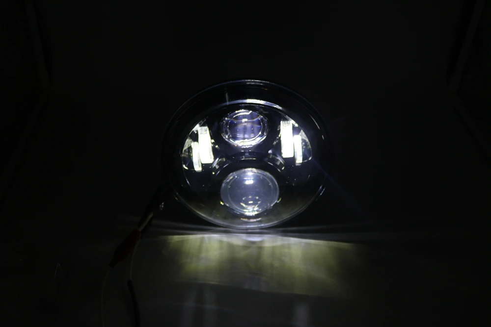 Лидер продаж 2 шт. 7 дюймовый круглый светодиодный дальнего света светильник H4 светодиодный автомобилей головной светильник комплект Авто для Jeep светодиодный налобный фонарь лампы дальнего и ближнего и дальнего света