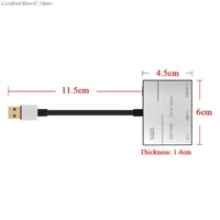 מצלמה reader High Speed אלומיניום תמונות מצלמה סגסוגת Card Reader USB3.0 / 2.0 XQD זיכרון פלאש נייד Sony G סדרה עבור Lexar Accessorie (5)