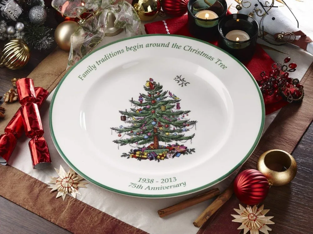 Набор из 4 8 дюймов Рождественская елка керамическая тарелка для завтрака блюда из говядины десертное блюдо Фруктовая тарелка для закусок простая креативная тарелка