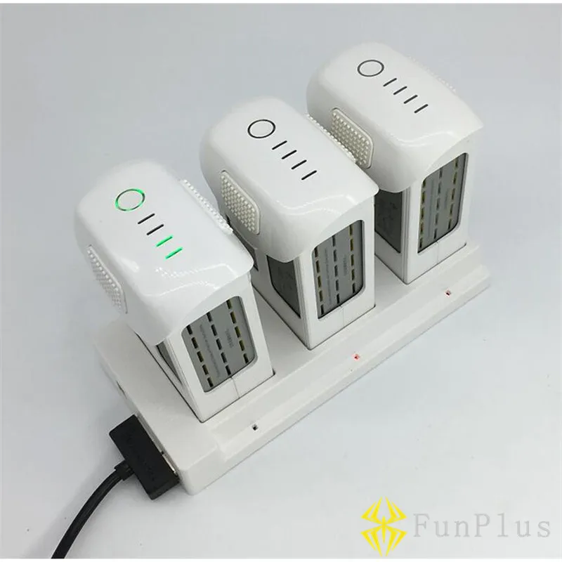 DJI Phantom 4 Accessories 3 In 1 Battery Charger Intelligent Detection Voltage Charging For DJI Phantom 4 FPV RC Drone RC Models