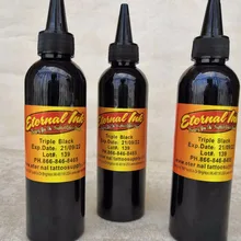 1 бутылка татуировка для тела перманентные чернила макияж окрашивание пигмент черная краска для татуажа тела чернила для макияжа инструменты