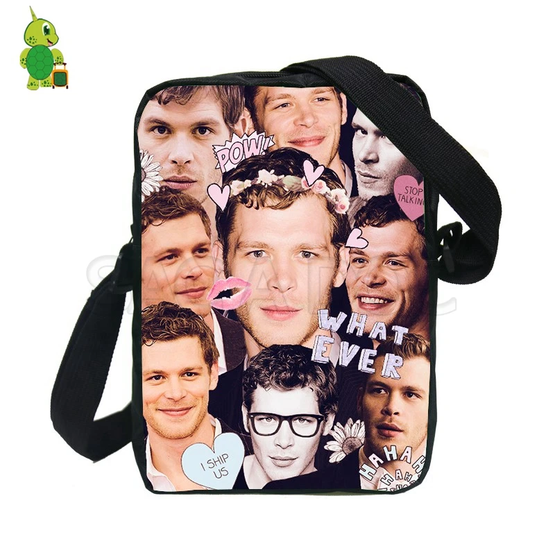 Сумка-мессенджер Vampire Diaries Klaus Mini Joseph Morgan Наплечные сумки с принтом женские и