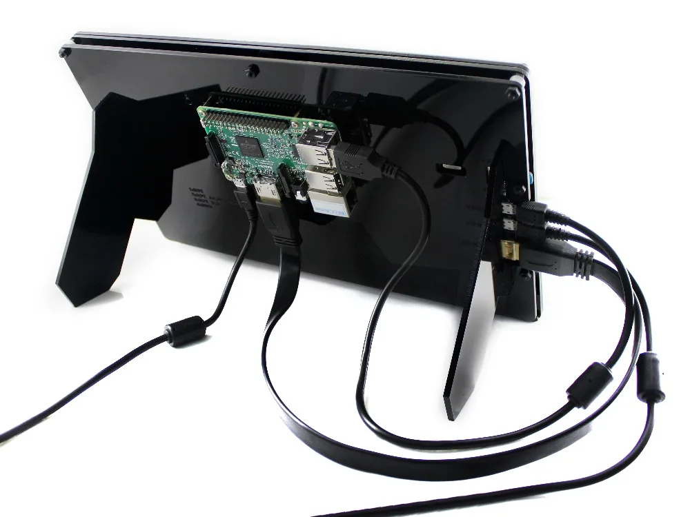  10.1inch Capacitive Touch Screen LCD with case 1280x800 Resolution HDMI display IPS for Raspberry P