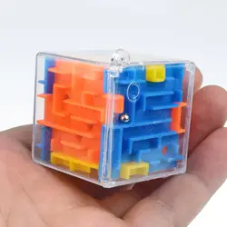 1 шт 3D Magic Скорость Cube магический лабиринт крутящиеся игрушки обучающая головоломка Лабиринт мяч для детская игрушка Рождественский